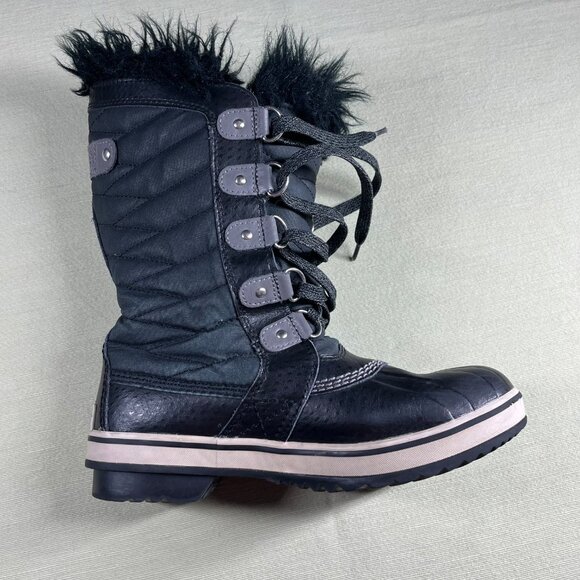 SOREL Tofino II Quilted Duck Boots Kids, Size 4, Good Condition, Ready for snow